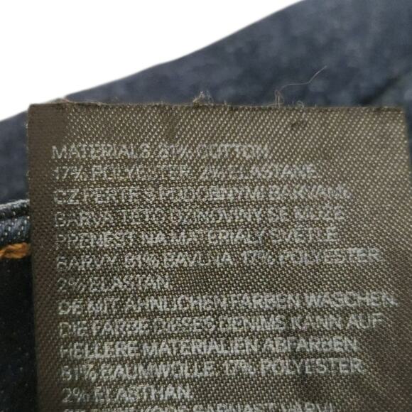 H&M Size 6 Dark Blue Skinny Jeans Stretch Denim Mid Rise Casual Everyday - Picture 7 of 7